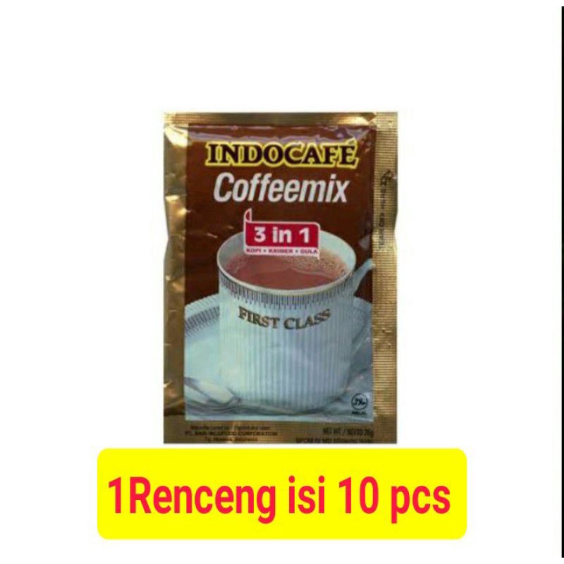 

INDOCAFE COFFEE MIX TERMURAH 1 Renceng Isi 10 Sachet