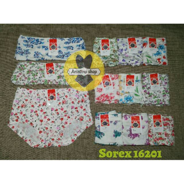 Cd Wanita Sorex 38033 , 16201 (Fit to XL) Motif |ty