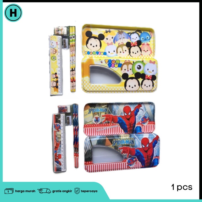 

Sale Tempat / Kotak Pensil Study Set Karakter Zl-1858 Pencil Case Murah