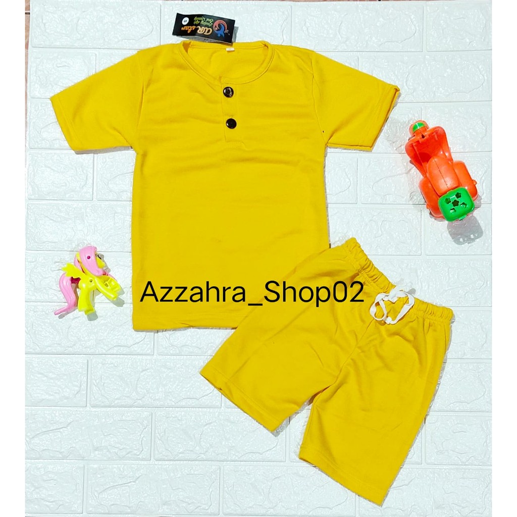 SETELAN ANAK TERBARU/PILIH WARNA/SETELAN ARSY KANCING TERBARU 1-5 TAHUN