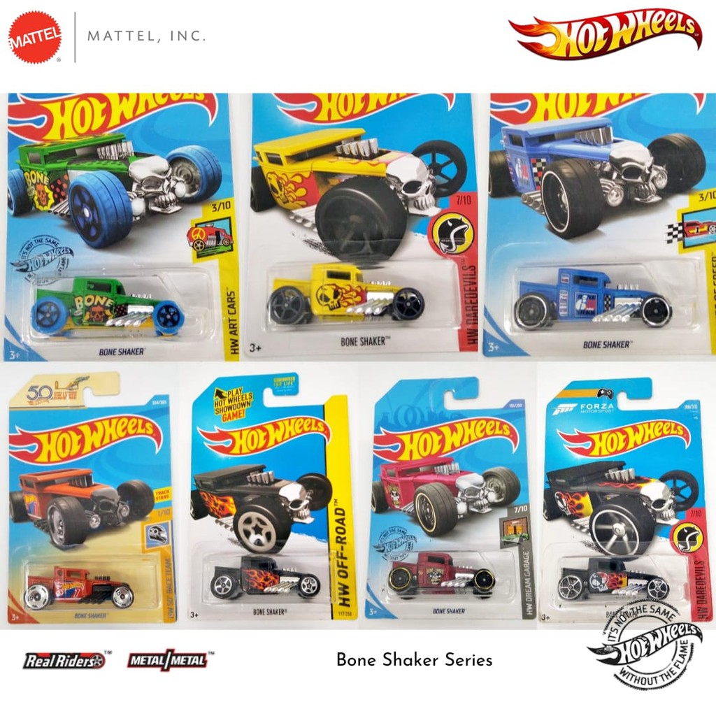 PROMO TERMURAH | Diecast Hot Wheels BONE SHAKER Hijau Merah Kuning Mooneyes Moon Eyes HW Hotwheels