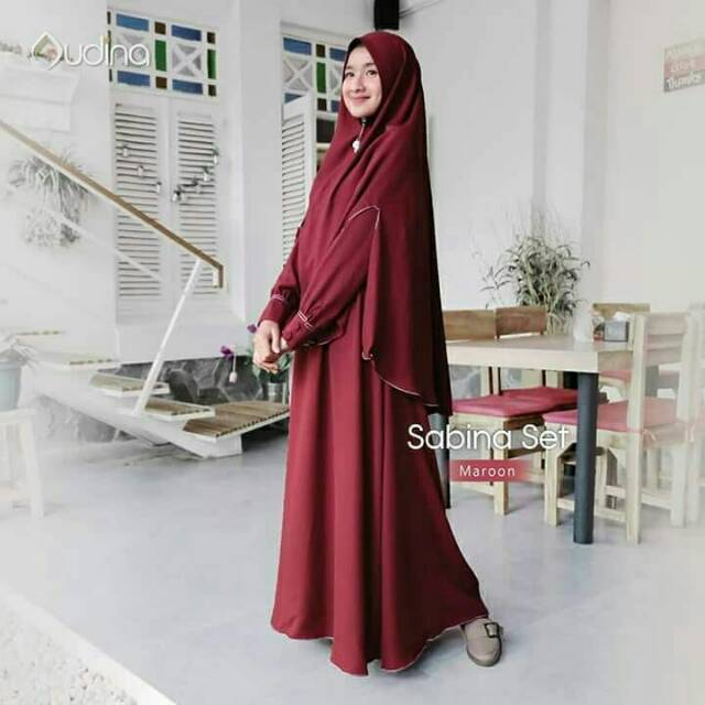 SABINA Gamis Set Hijab by Audina