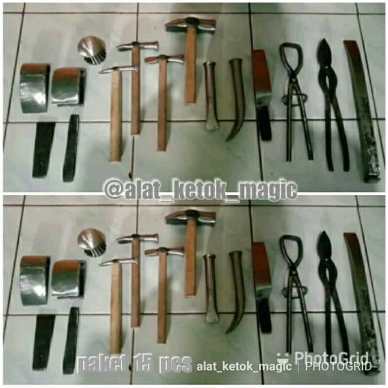 alat ketok magic tradisional paket 15 pcs