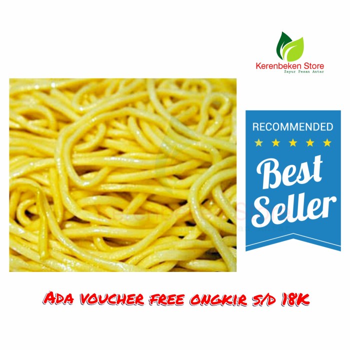 

Mie kuning basah 250gr