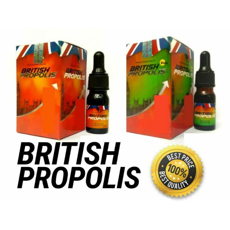 BRITISH PROPOLIS Original | HERBAL ALAMI DENGAN BERBAGAI MACAM MANFAAT "ASYRAF"