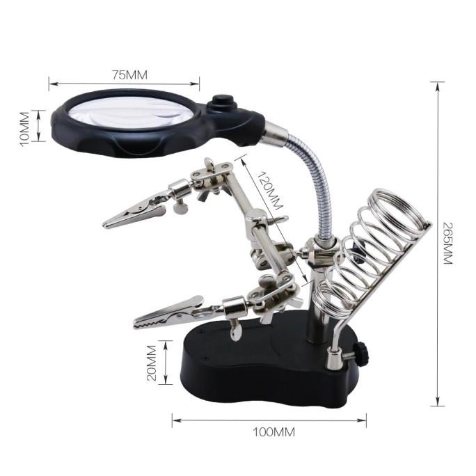 

Penjepit Pcb Led Telijia Te-801 Original / Holder Kaca Pembesar Lampu Sale