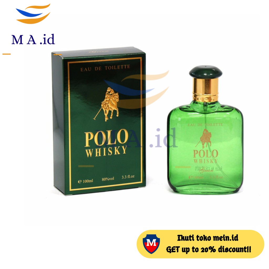 [[BISA COD]] Original parfum Polo Whisky Green 100ml Edt - Parfume Original