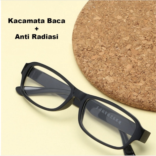 Kacamata Baca Lensa Plus Anti Radiasi +1.00 s/d + 4.00 Kacamata Pria Wanita Reading Glasses 309 Unisex Premium