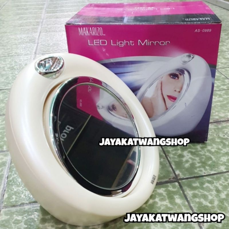 MAKARIZO LED LIGHT MIRROR | Kaca Make Up LED