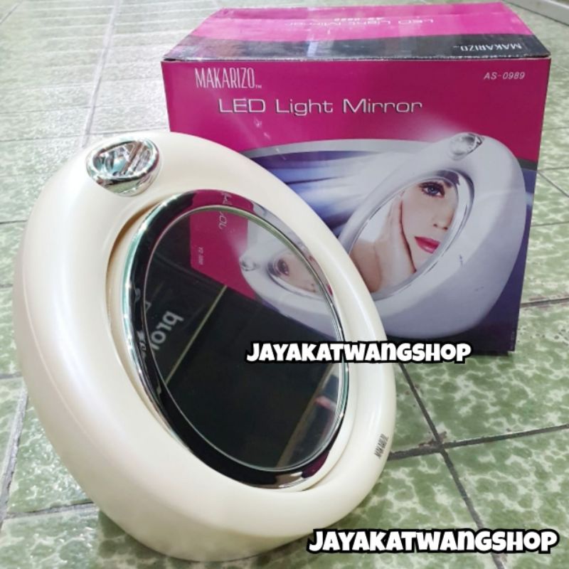 MAKARIZO LED LIGHT MIRROR | Kaca Make Up LED