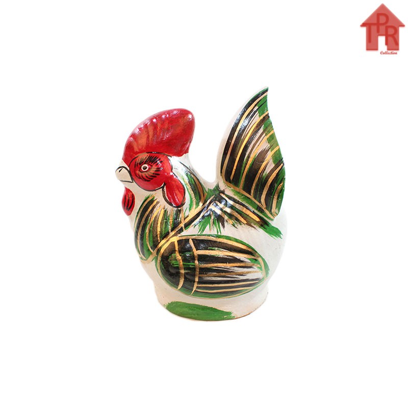 Gerabah | Celengan Ayam Jago Tradisional T34 / size - M