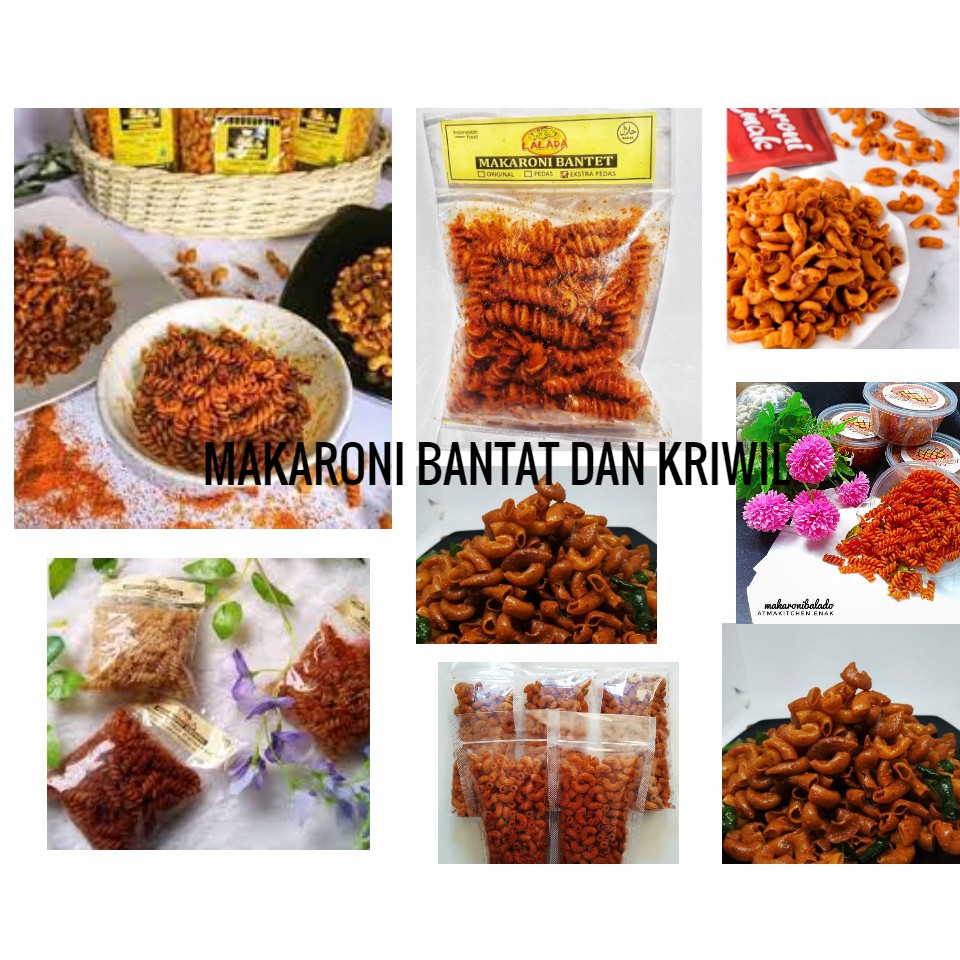 

TERMURAH!!1KG #MAKARONI BANTET/URIL TASIKMALAYA KEMASAN 1 KG