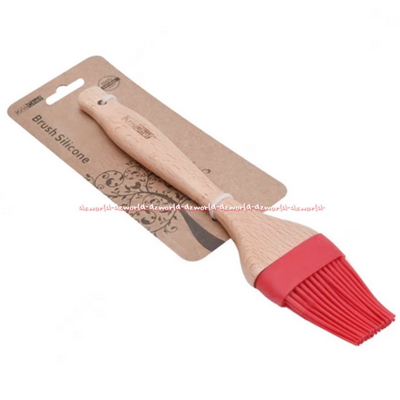 Krischef Brush Silicone Kuas Oles Kue Bumbu Dapur Bahan Plastik Warna Merah Red Kris Chef