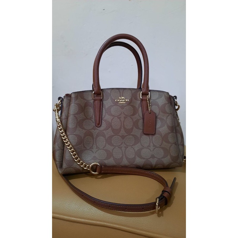 Tas Coach mini sage carryall