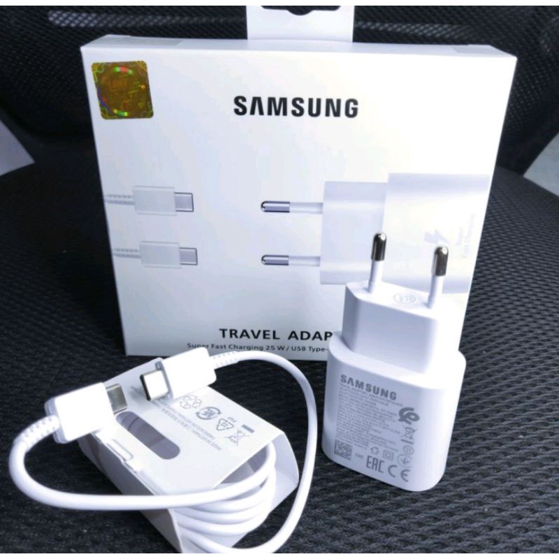 TC CHARGER SAMSUNG 25W (GRADE B) FAST CHARGING USB C TO USB C