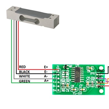 HX711 Micro Weighing Sensor Pressure Module Berat Tekanan Timbangan