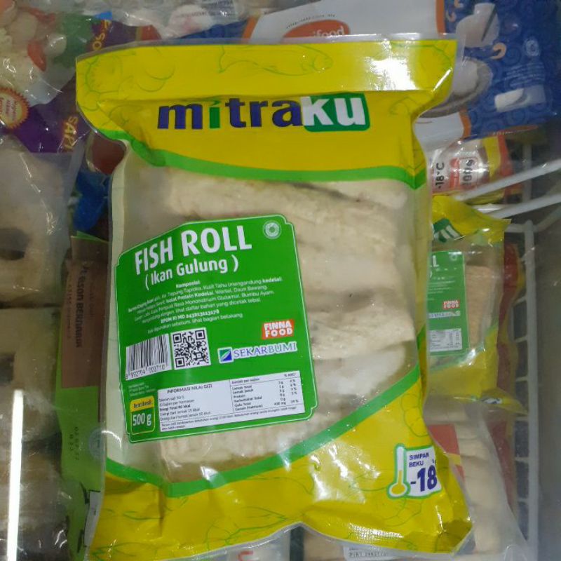 

Mitraku Frisrolld otak ikan 500gr