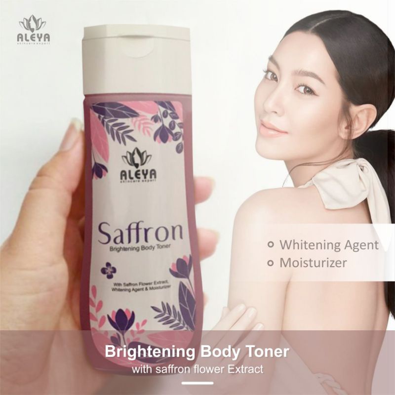 Toner Badan Whitening Aleya Saffron brightening aleya