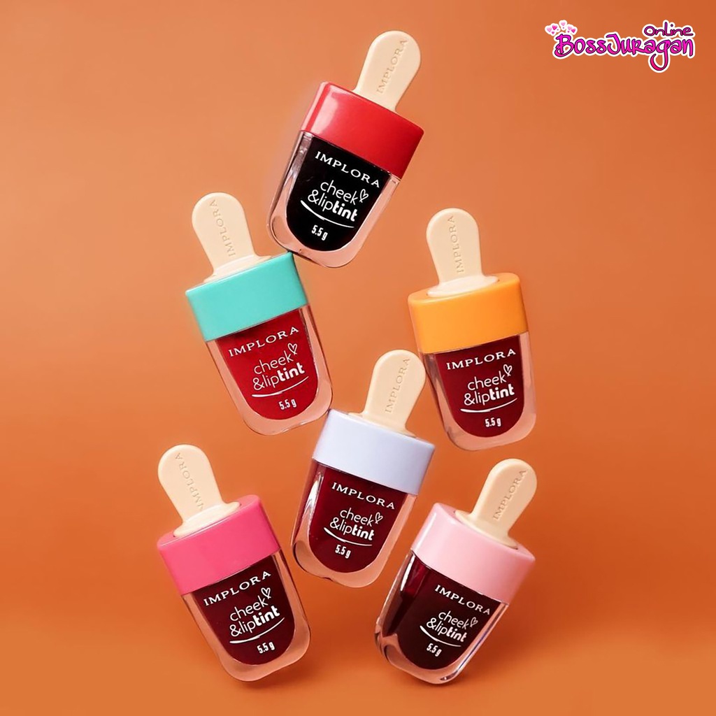 (BOSS) (TERBARU) Implora Cheek &amp; Liptint - Implora Liptint - Lip Tint Implora