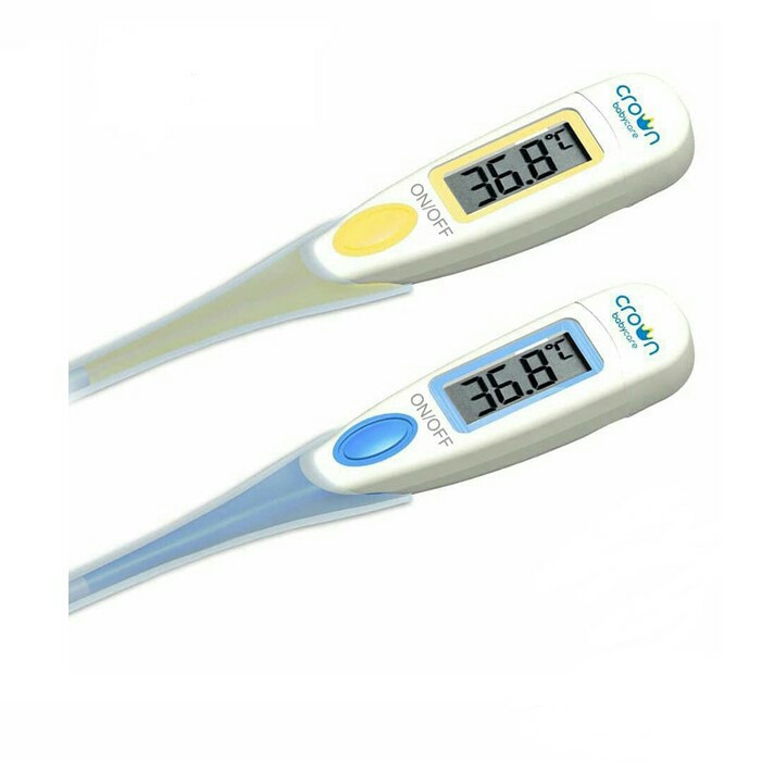 Crown Thermometer Termometer Easy Measure Soft Tip Digital Waterproof  / Pengukur Suhu Bayi Anak CR1938