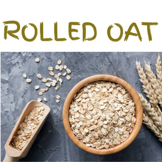 

ROLLED OAT / NATURAL ROLLED OAT/ ROLLED OATS/OAT UTUH/GANDUM UTUH/GANDUM KASAR [100 gr]