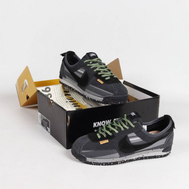 Sepatu Union LA x Nike Cortez Dark Grey Black DR1413-014 100% Authentic