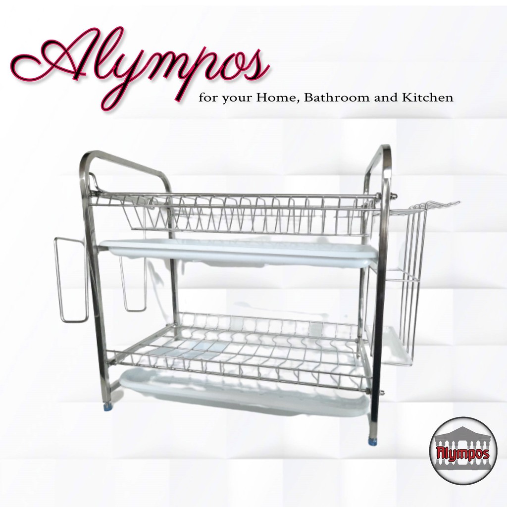 Rak Piring Kombinasi Susun Stainless Steel 304