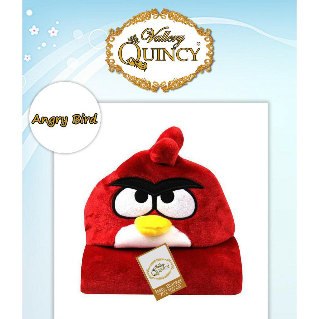 Selimut Anak Selimut Bayi Topi Merk Vallery Quincy Dari Internal Angry Bird Shopee Indonesia