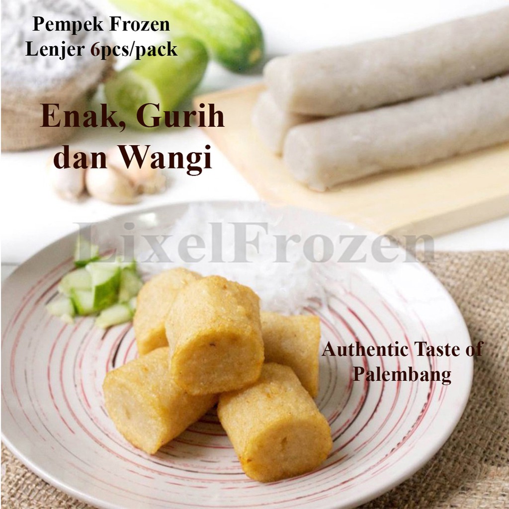 

Pempek Frozen Lenjer Ikan Tenggiri 6pcs/pack | Khas Palembang