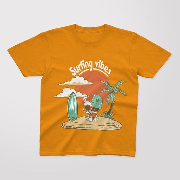 COD Baju Anak Cowok Keren Surfing Vibes Series