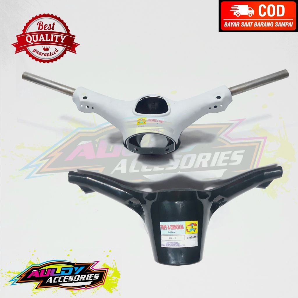 Stang Setang Stir Setir C70 Batok Lampu Depan Set Atas Bawah Motor Honda C 70 Tebal