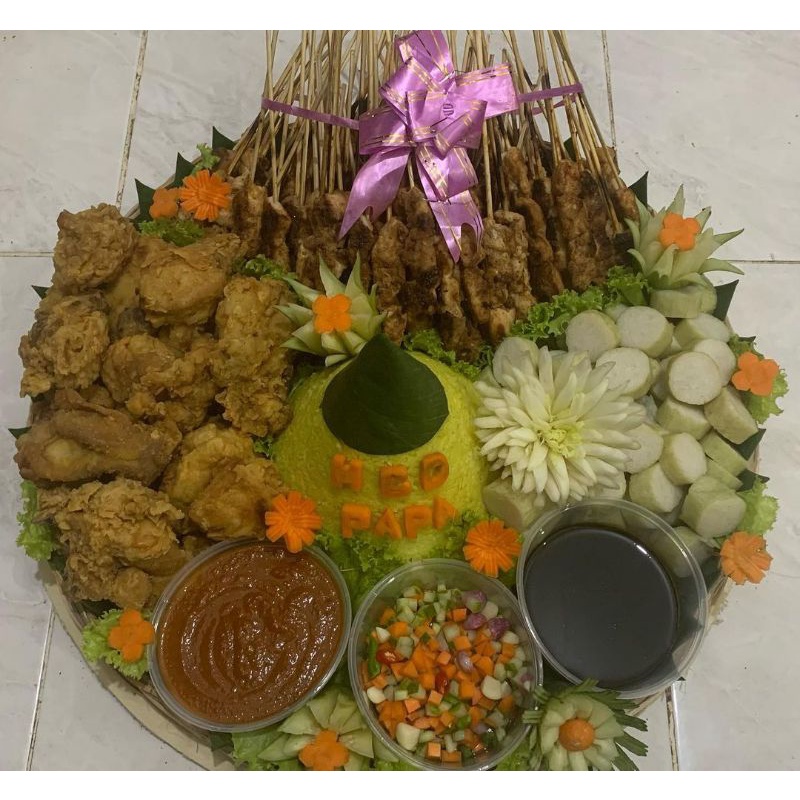 

Sate Tumpeng 100 Tusuk & Ayam goreng tepung