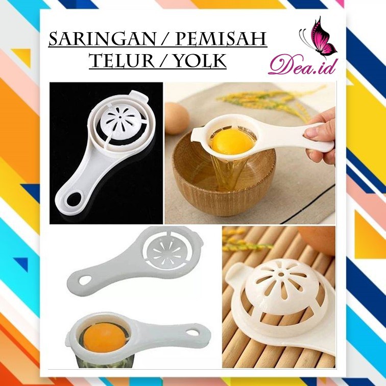 [DEASTORE] ALAT PEMISAH / SARINGAN / PENYARING PUTIH DENGAN KUNING TELUR