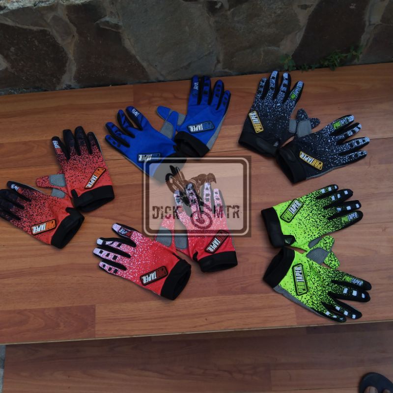 sarung tangan motor sarung tangan trail printing