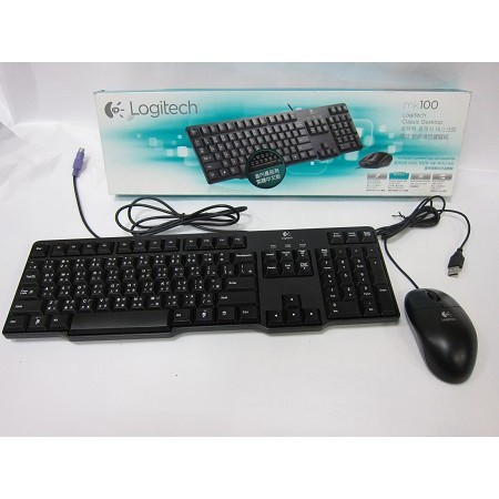 KEYBOARD + MOUSE PS2/USB LOGITECH MK100