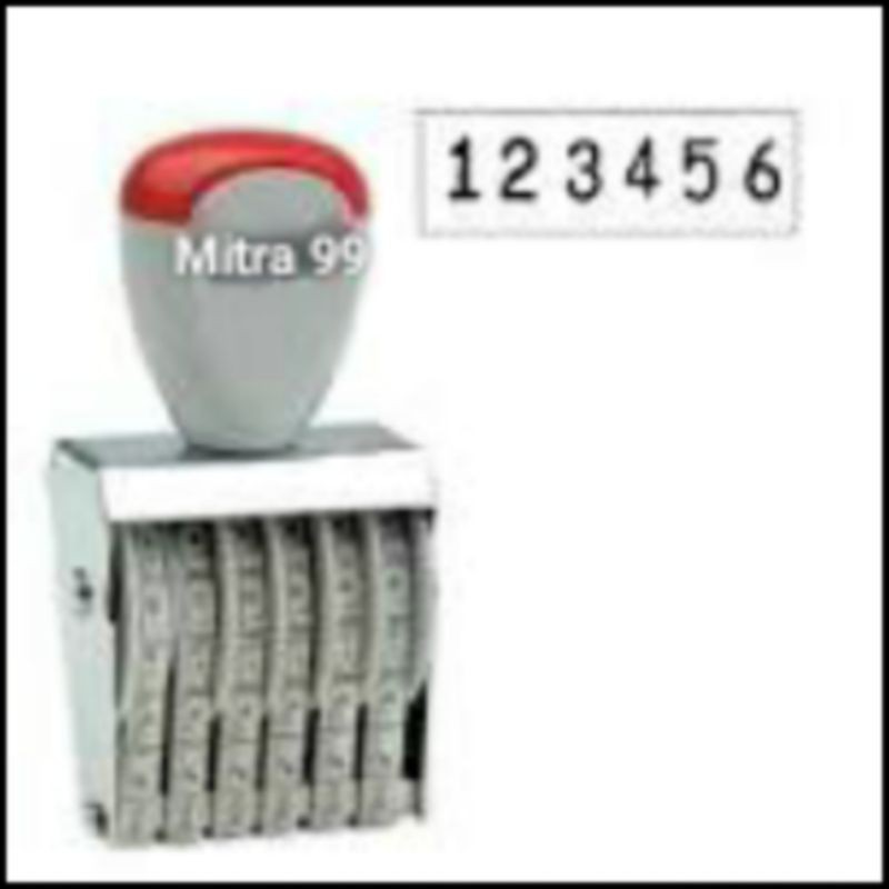 

Stempel Putar Angka Tinggi 4 mm ,6 Digit.