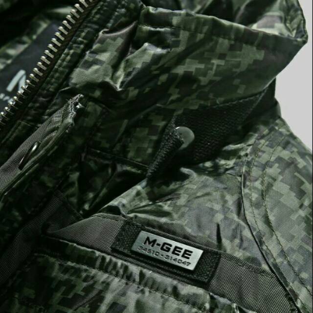 Jaket Original MGee Outdoor Jacket Green Camo