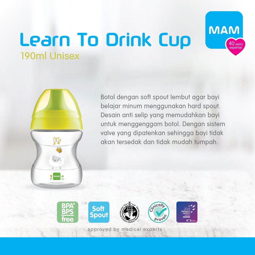 MAM LEARN TO DRINK CUP 190ML