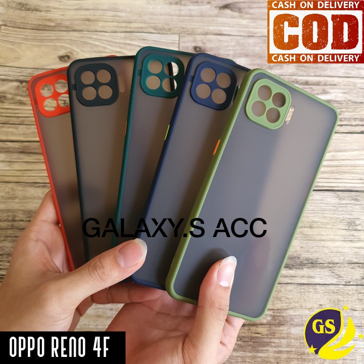 Oppo A33 A53 A52 A92 Reno 5F 5 4 4f Pro 3 Pro 2f Soft Case Dove Matte Colored Frosted Transparan