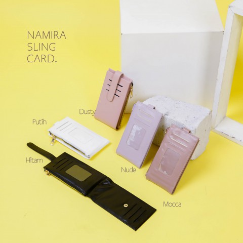 namira sling card tas sling card dompet kartu  tas wanita mini bagtas lokal wanita dompet import dom