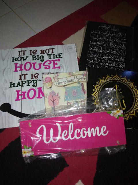 Hiasan Dinding Poster Kayu Al-204