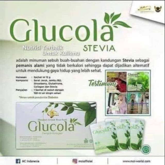 

GLUCOLA STEVIA MCI