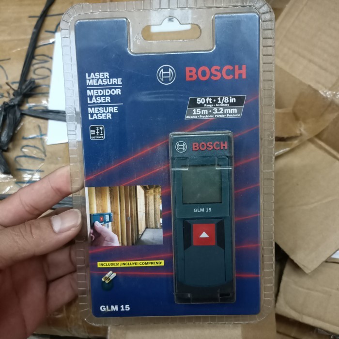 promo Bosch meteran laser GLM 15 Bosch - meteran laser Bosch GLM 15