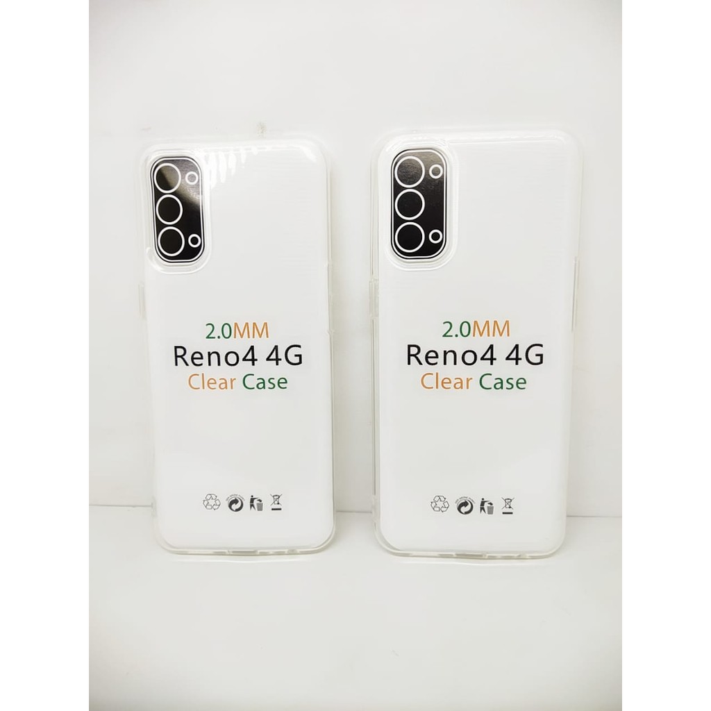 SoftCase OEM Transparan Oppo RENO 4 Indo 6.4 Inchi Clear UltraThin TEBAL 2.0mm OPPO A72 SUPER CLEAR