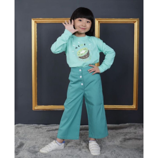 Setelan Kulot Girly Jovanka Size : 2-9th