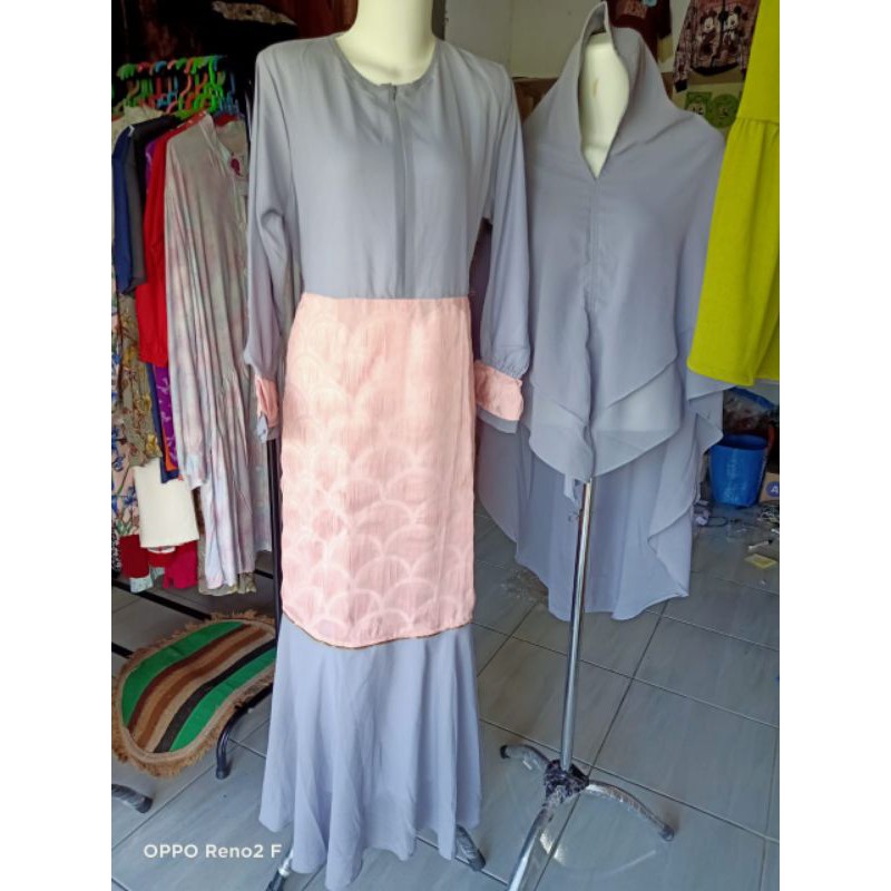 GAMIS MARWAH / gamis syari brokat / gamis syari modern