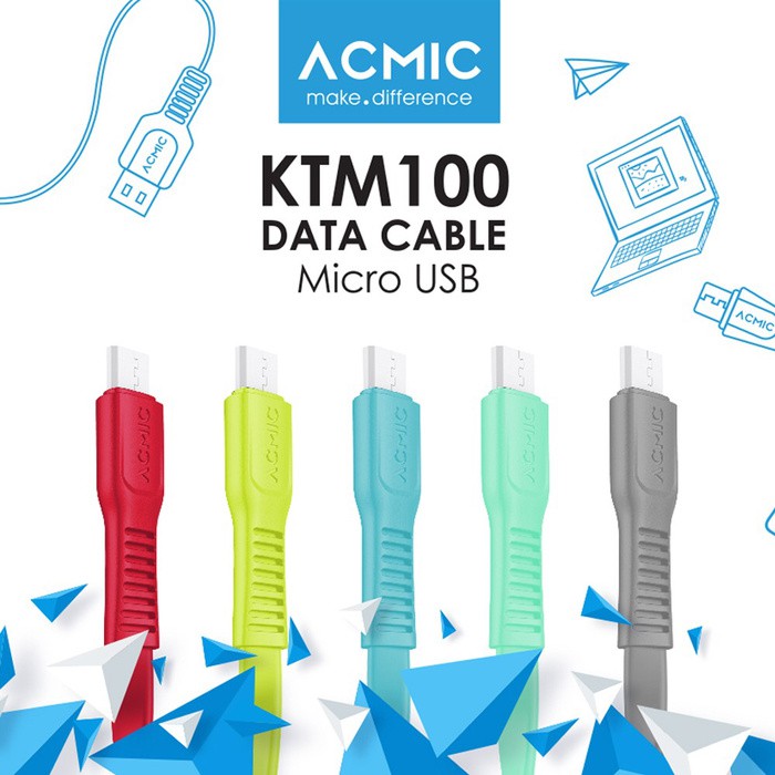 Kabel data fast charging acmic micro android