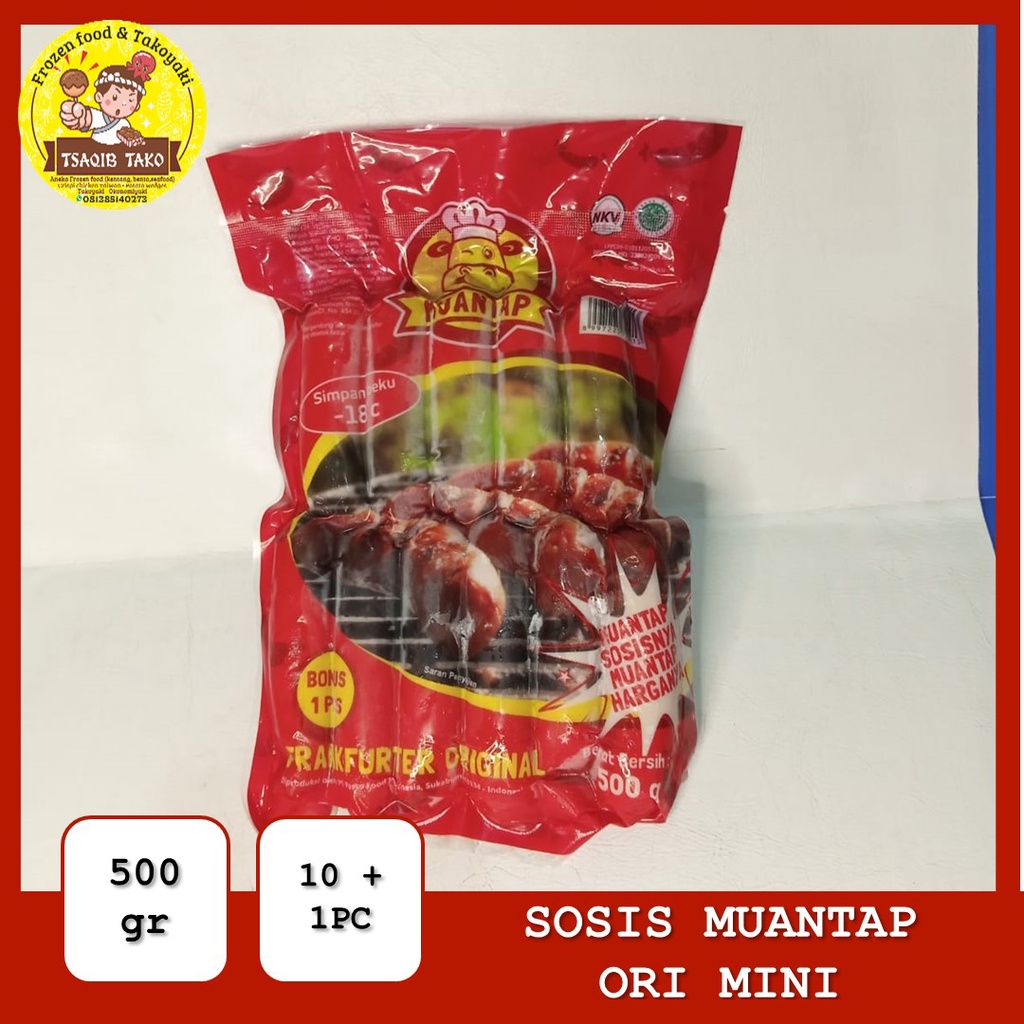PROMO MUANTAP SOSIS FRANKFURTER DAGING SAPI 10+1S 500GR |BARTOZ