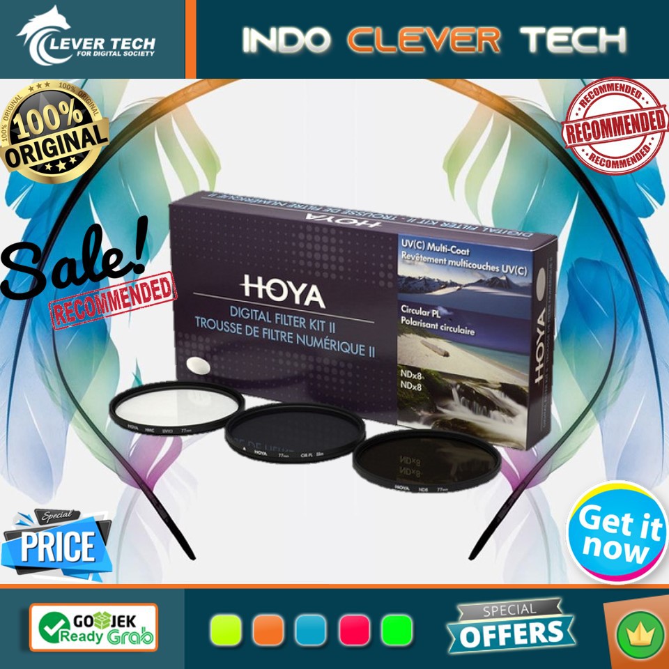 Hoya Digital Filter Kit Mark II (UV (C) HMC + CPL (PHL) + ND8 + (CASE + FILTER GUIDEBOOK) 58mm