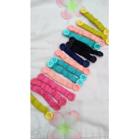 Konektor Masker Hijab Polos / Tali Masker Hijab / Tali Penyambung Masker